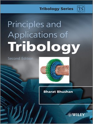 cover image of Principles and Applications of Tribology